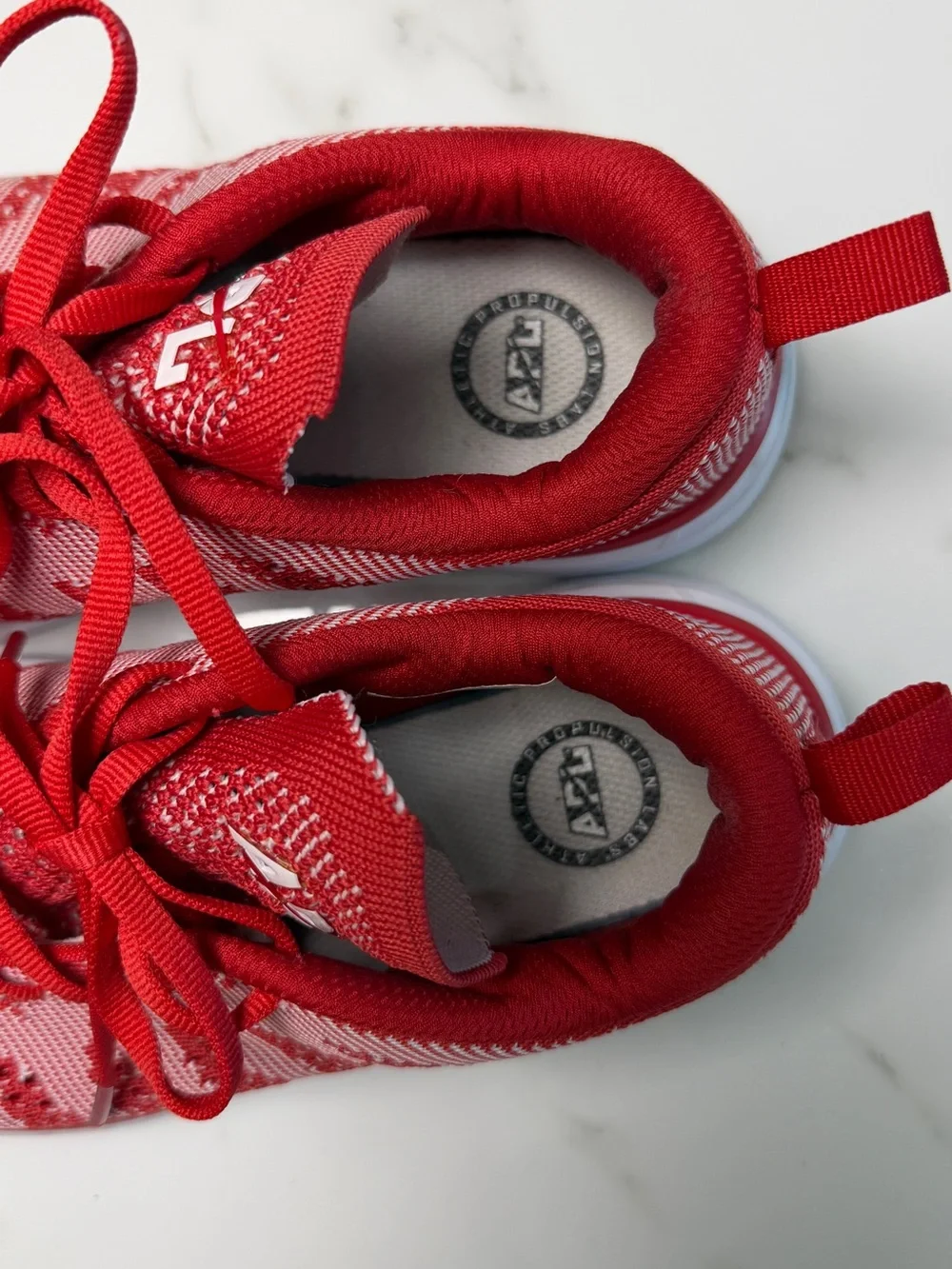 APL TechLoom Pro Red Knit Athletic Sneakers Women’s Size 7